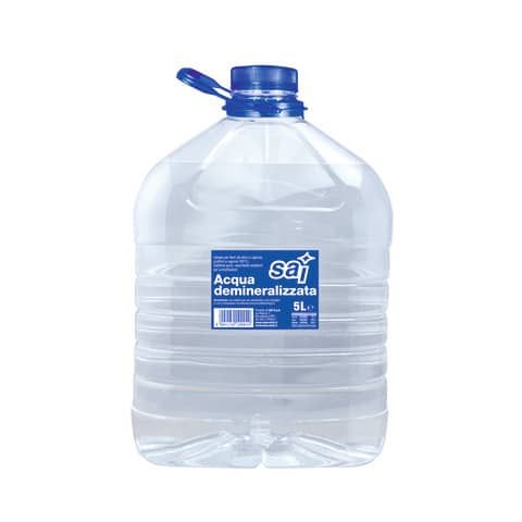Acqua demineralizzata per ferri da stiro e batterie d&#39;auto SAI 5 L 0201018