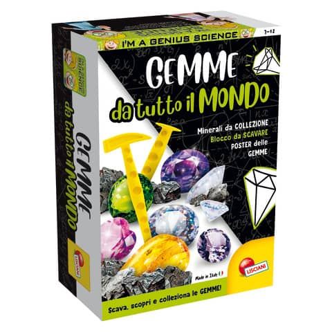 Gioco in scatola Lisciani I&#39;m a Genius Gemme da Tutto il Mondo - 100200
