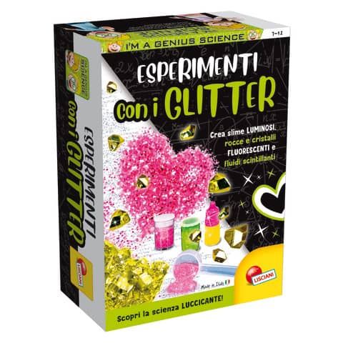 Gioco in scatola Lisciani I&#39;m a Genius Esperimenti con i Glitter - 100194