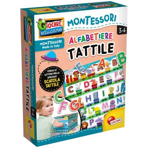 Gioco in scatola Lisciani Montessori Plus Alfabetiere Tattile - 72446