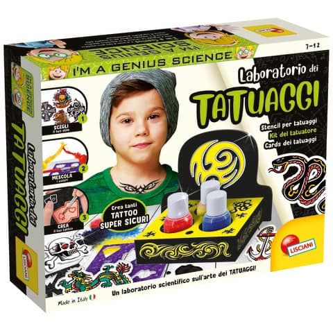 Gioco in scatola Lisciani I&#39;m a Genius Laboratorio dei Tatuaggi - 84234