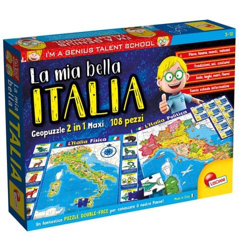 Gioco in scatola Lisciani I&#39;m a Genius Puzzle La Mia Bella Italia - 80571