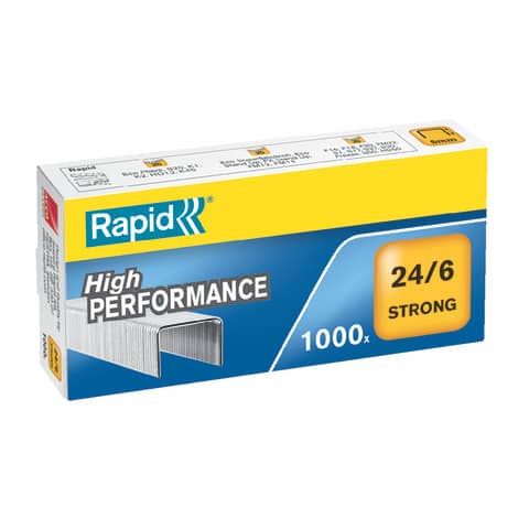 Punti metallici Rapid 24/6 Strong Rapid conf. 10000 punti 24855800