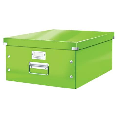 Scatola per archiviazione universale &#39;&#39;L&#39;&#39; Leitz CLICK &amp; STORE 36,9x20x48,2 cm Leitz verde metallizzato - 60450054