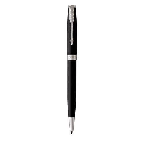 Penna a sfera Parker Sonnet punta M inchiostro nero Parker Matte Black CT 1931524
