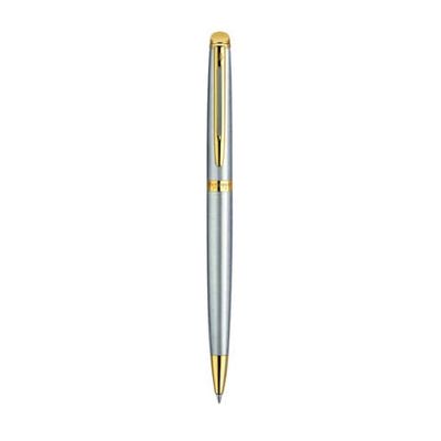 Penna a sfera Waterman Hemisphere GT inchiostro blu Waterman argento con finiture placcate in oro - S0920370