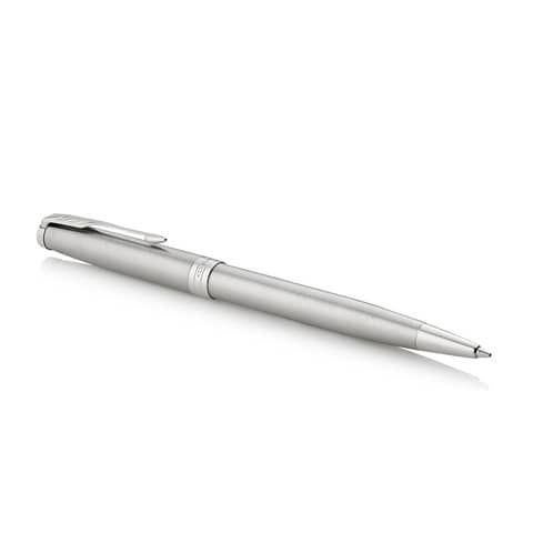Penna a sfera Parker Sonnet punta M inchiostro nero Parker Stainless Steel CT - 1931512