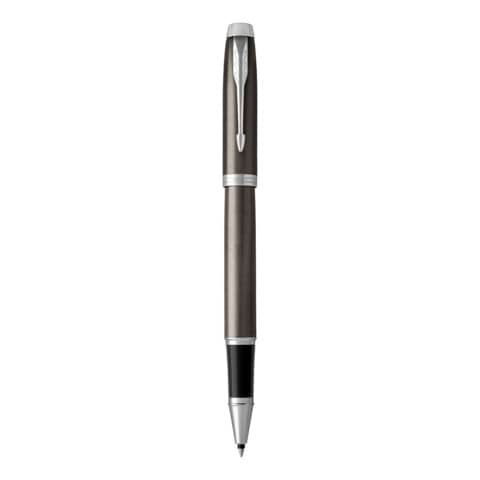 Penna roller Parker IM punta F inchiostro nero Parker Dark Espresso CT 1931664