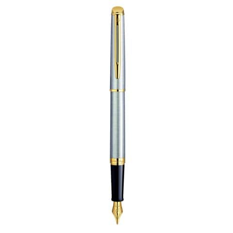 Penna stilografica Waterman Hemisphere GT inchiostro blu Waterman Stainless Steel GT 23K - S0920330