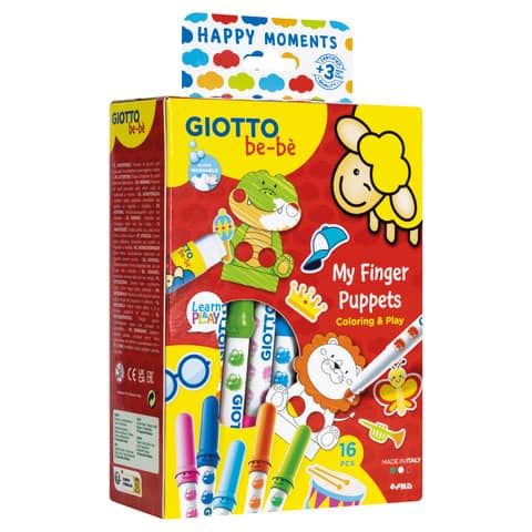 Gioco creativo Giotto Beb Happy Moments 28 x 16,5 x 7,5 cm My Finger Puppets F478500