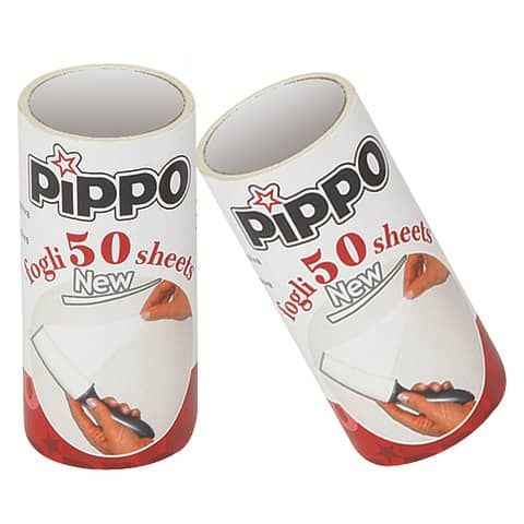 Ricambi per spazzola adesiva cattura peli e polvere Pippo in conf. da 2 pezzi - NP2012