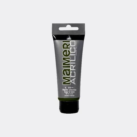 Colore acrilico Maimeri in tubetto 75 ml verde vescica - M0916358