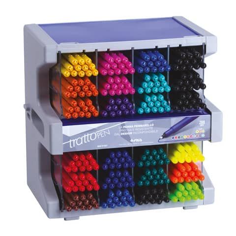 Espositore Tratto Pen modulare 288 pezzi assortiti F832800