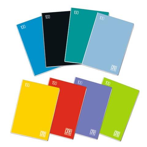 Quaderno Maxi One Color A4 - 100 g/m2 - 24+1 ff - 4F 7184