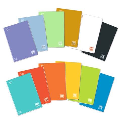 Quaderno Maxi One Color A4 - 100 g/m2 - 24+1 ff - 0Q 7189
