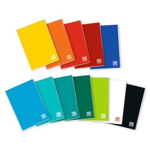Quaderno Maxi One Color A4 - 80 g/m2 - 20+1 ff - bianco 1418