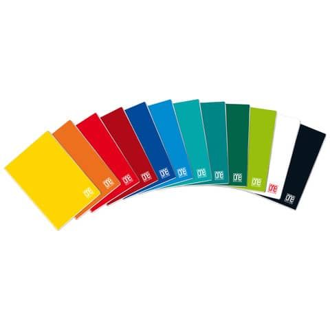 Quaderno One Color A5 - 80 g/m2 - 20+1 ff - 1R 1449