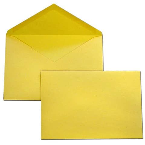 Busta gommata giallo posta Blasetti 80 g/m2 - conf. da 500 buste - 180x240 mm 172