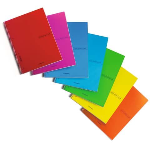 Quaderno spiralato Maxi Colorclub A4 - 70+1 ff - 70 g/m2 - a 4 fori - 1R 3794