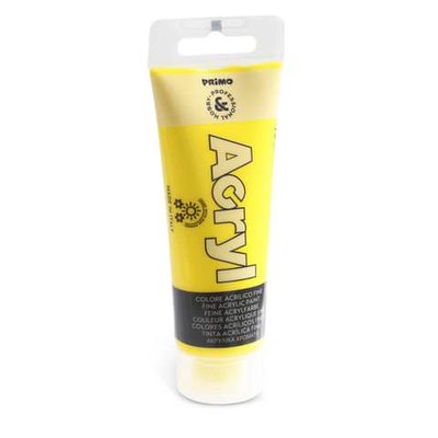 Colore acrilico Primo in tubetto in polietilene 75 ml giallo primario 420TA75201