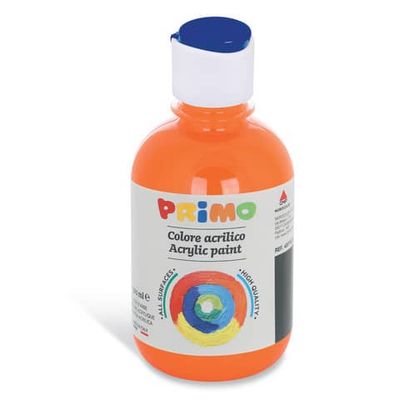 Colore acrilico Primo in bottiglia con tappo dosatore 300 ml arancione 400TA300250