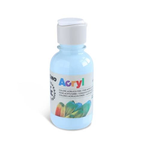 Colore acrilico Primo in bottiglia in PET con tappo dosatore 125 ml acqua marina - 402TA125512