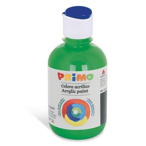 Colore acrilico Primo in bottiglia con tappo dosatore 300 ml verde scuro 400TA300630