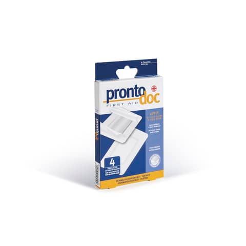Cerotti in alluminio ProntoDoc per abrasioni e scottature conf. 4 pz 2x7,5x7x5 cm - 2x10x7,5 cm - 4055