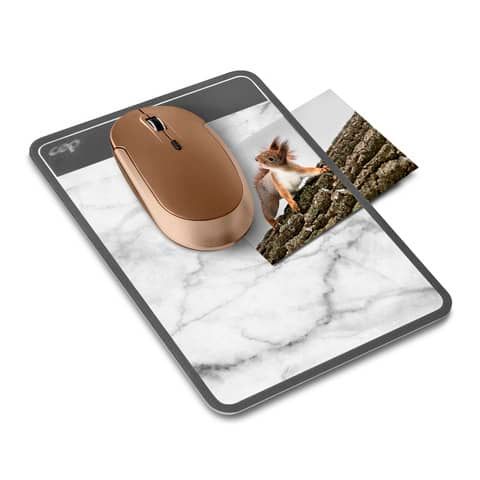 Tappetino per mouse Cep 210x150 mm marmo grigio 1008101611