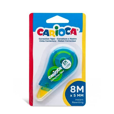 Correttore a nastro Carioca 5 mm x 8 m singolo 42088