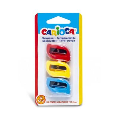 Temperamatite Carioca 1 foro conf. da 3 pezzi 42095