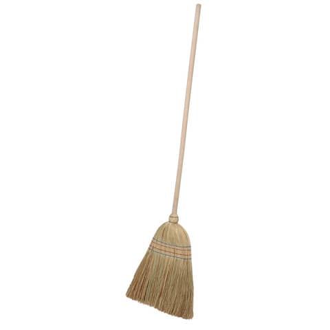 Scopa per esterni in saggina Pippo 36x40 cm ES11606