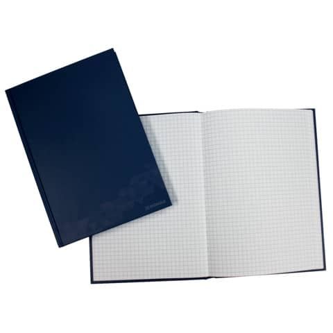 Quaderno 70 g/m A5 Donau tinta unita blu a quadretti 330327020