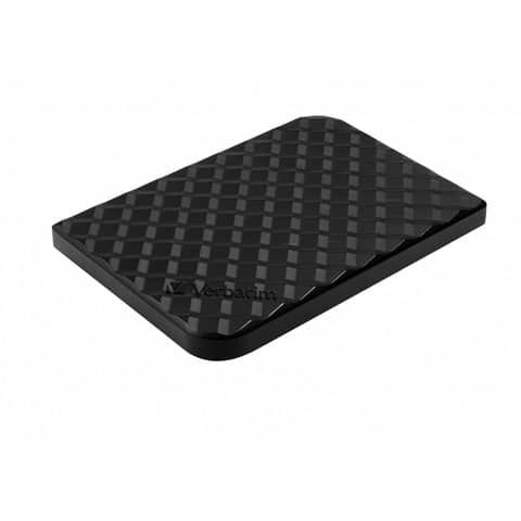 Memoria SSD esterna portatile Verbatim Store&#39;n&#39;Go USB 3.2 nera 500 GB 53250