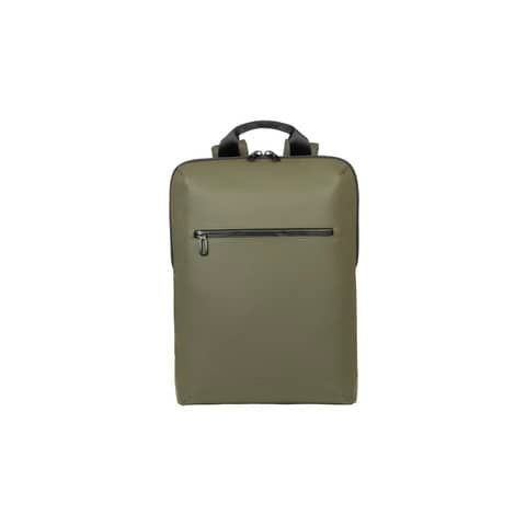 Zaino da viaggio Tucano Gommo per laptop fino a 15,6&#39;&#39; verde militare BKGOM15-VM