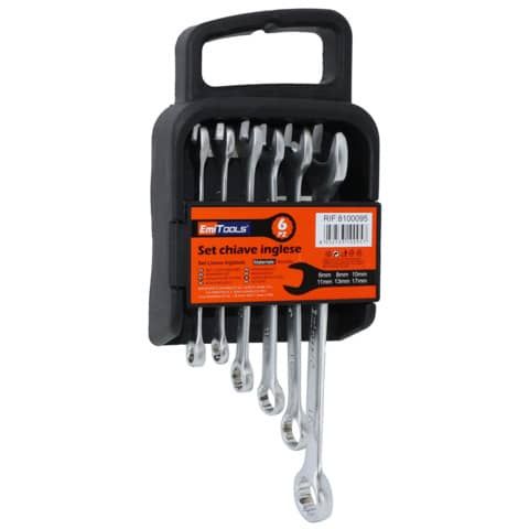 Chiavi fisse e a stella Emi conf. da 6 pezzi 8100095