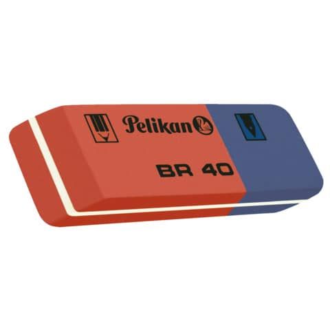 Gomma BR40 Pelikan blu/rosso  601005