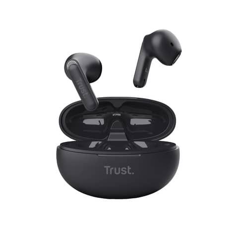 Auricolari ENC bluethooth Trust Yavi nero 25298