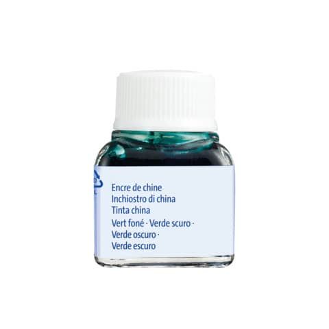 Flacone inchiostro di china Pelikan 523-17 da 10 ml verde scuro 201566