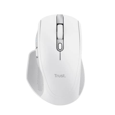 Mouse wireless multi-dispositivo Trust Ozaa bianco 24935