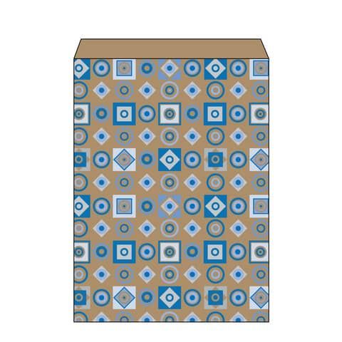Sacchetto in carta kraft Maniero con soffietto in conf. da 500 pz 200x40x290 mm - SQS