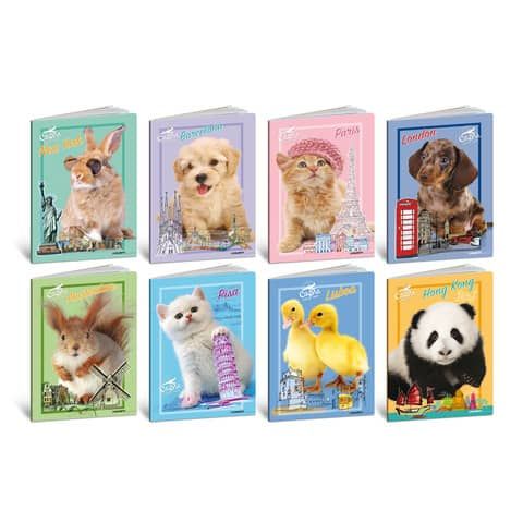 Maxi quaderni Blasetti Cuccioli formato A4  carta 80 g conf. 10 pezzi rigatura A - 8555