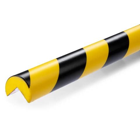 Profilo paracolpi adesivo Durable angolare giallo/nero C25R - 1100-130
