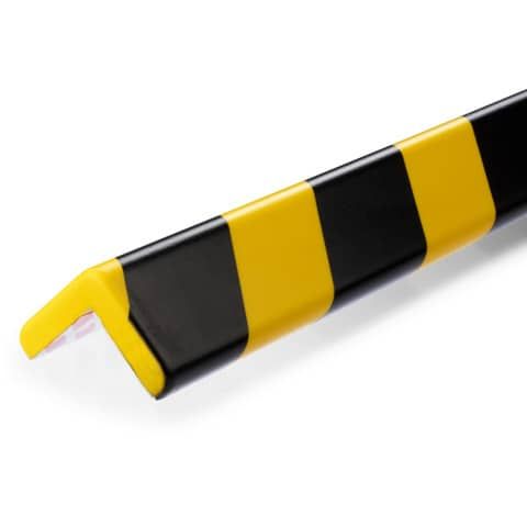 Profilo paracolpi adesivo Durable angolare giallo/nero C35 - 1102-130