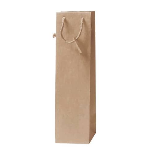 Borsa portabottiglie in carta Kraft Decoration avana - 10x9x39 cm - conf. 10 pz - BCA334NA -13