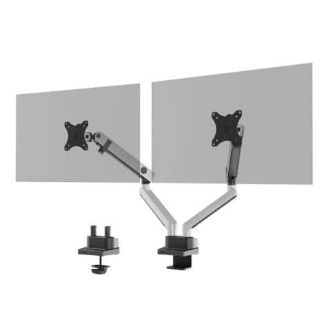 Braccio porta 2 monitor da tavolo Durable Select Plus con braccio estensibile 1086x450x145 mm - 5097-23