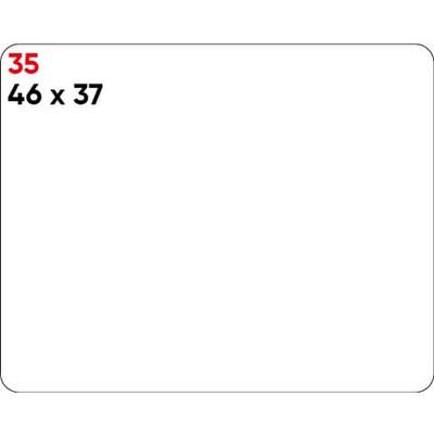 Etichette bianche permanenti Markin Copiatabu 46x37 mm - conf. 10 blister da 10 ff A4 - X11035