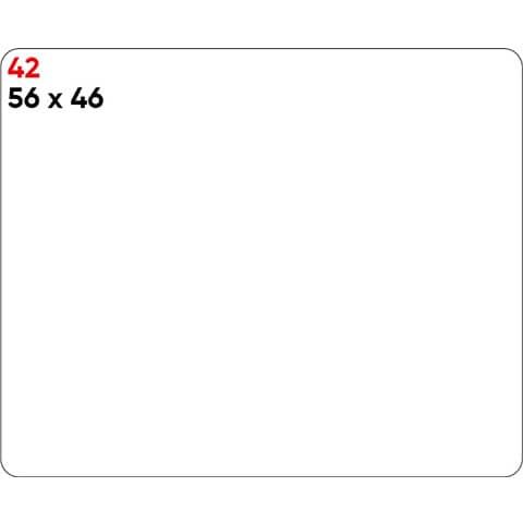 Etichette bianche permanenti Markin Copiatabu 56x46 mm - conf. 10 blister da 10 ff A4 - X11042