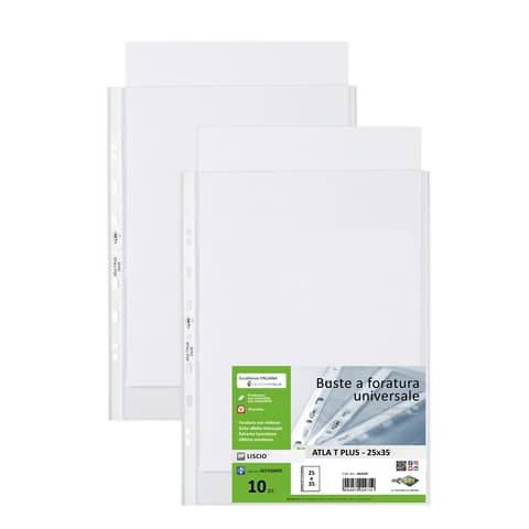 Buste trasparenti ATLA T lisce Sei Rota formato 25x35 cm 662535