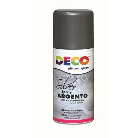 Bomboletta vernice spray CWR 150 ml argento 615/2